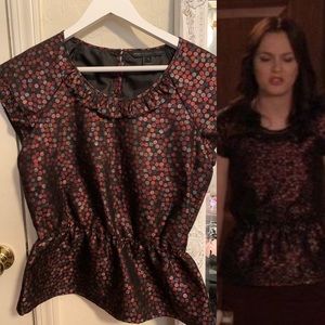 Marc by Marc Jacobs Peplum top ASO BLAIR WALDORF